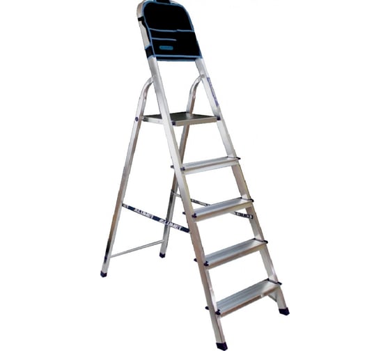 Изображение товара Алюминиевая стремянка Алюмет 10 ступеней с органайзером. Серия AM710AK