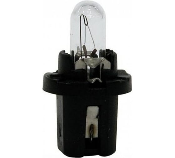 Изображение товара Лампа автомобильная МАЯК T1.2W 12V 1.2W B8.3d-BAX10s с патроном, панель приборов 612012P8,3/10