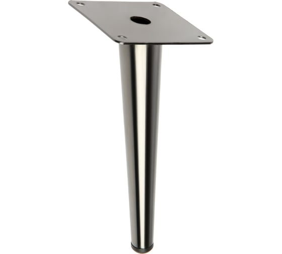 Изображение товара Мебельная опора CAPPIO OP07 h=200 мм, толщина площадки 1.8 мм, цвет глянцевый черный 9618027