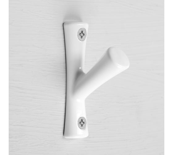 Изображение товара Мебельный крючок CAPPIO BRANCH, однорожковый, цвет белый 9617921