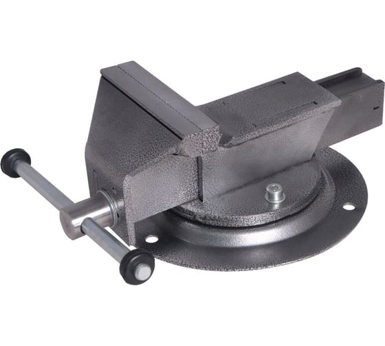 Изображение товара Слесарные поворотные тиски Калибр ТПСН-125ИС (125мм, стальные) 00000079284