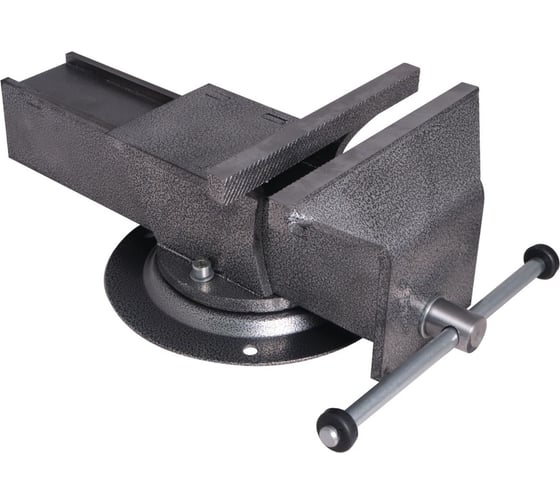 Изображение товара Слесарные поворотные тиски Калибр ТПСН-200ИС (200мм, стальные) 00000079693
