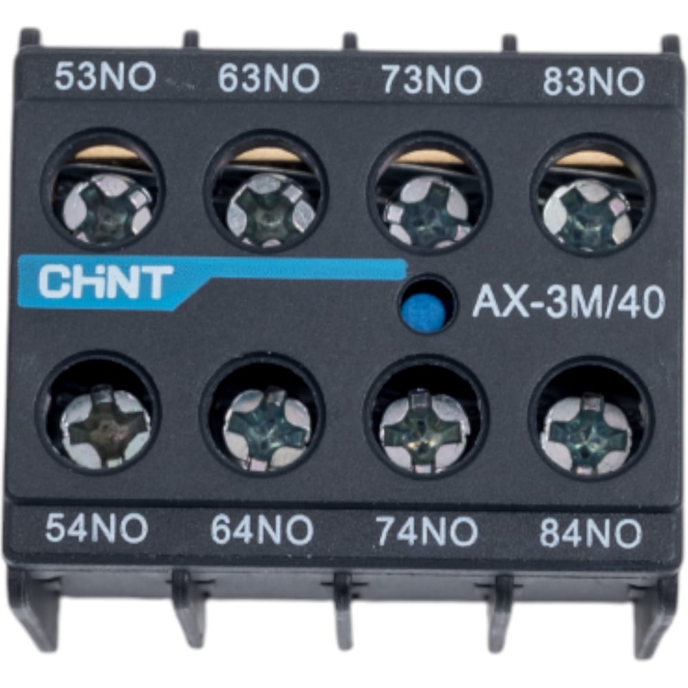 Изображение товара Контактная приставка для контакторов CHINT AX-3M/40 4NO силовая комплектация