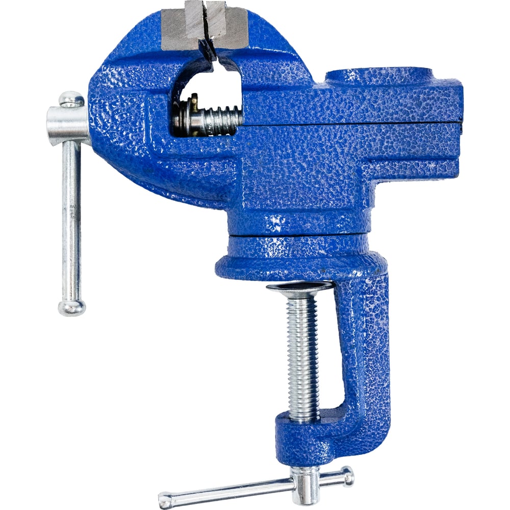 Изображение товара Поворотные тиски мини с наковальней Политех 50 мм 2549105