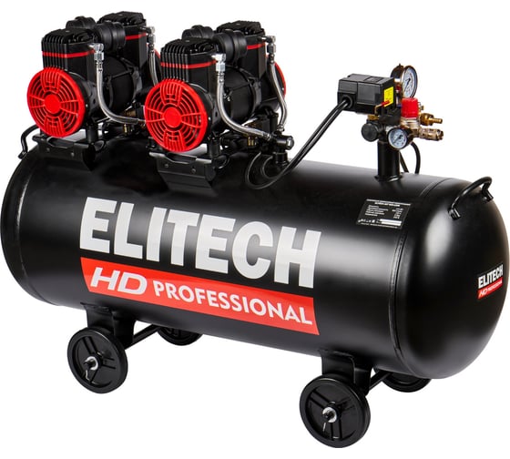 Изображение товара Компрессор безмасляный малошумный Elitech ACF 500-120S 204541