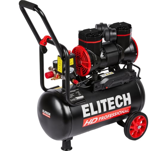 Изображение товара Компрессор безмасляный малошумный Elitech ACF 300-24S 204539