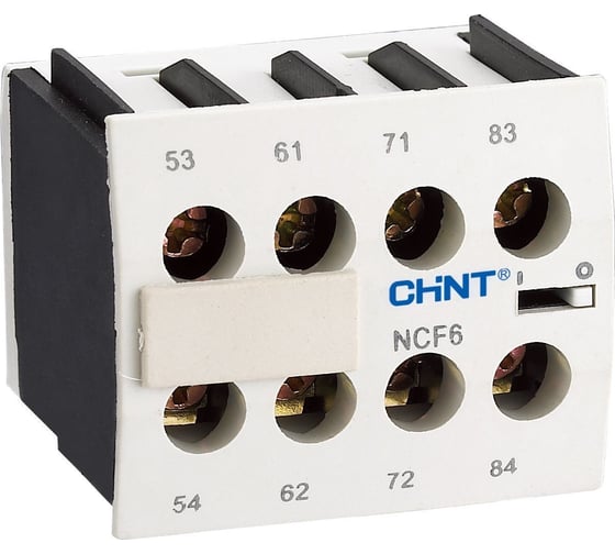 Изображение товара Приставка дополнительные контакты CHINT NCF6-20 к контактору NC6 (R) 261006