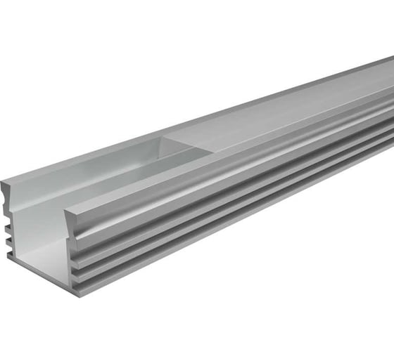 Изображение товара Накладной профиль Wolta алюминиевый, для светодиодной ленты 10 мм, 16x12 мм, 2м WAP-S-16/12/2000-A