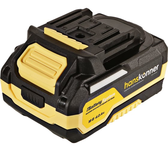Изображение товара Аккумулятор Hanskonner 18 В, 1BatterySystem, 4.0 Ач HBP2004