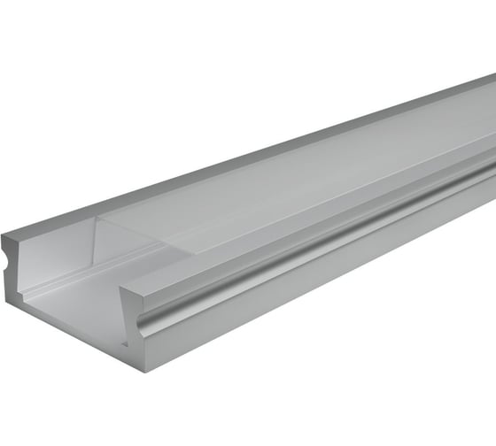 Изображение товара Накладной профиль Wolta алюминиевый, для светодиодной ленты 19 мм, 23.8x6 мм, 2м WAP-S-24/6/2000-A