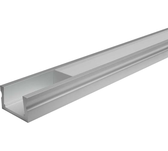 Изображение товара Накладной профиль Wolta алюминиевый, для светодиодной ленты 10 мм, 16x6 мм, 2м WAP-S-16/6/2000-A