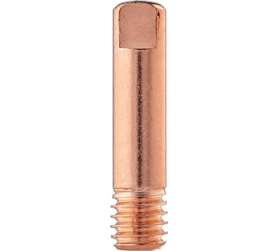 Изображение товара Наконечник сварочный прямой МАСТЕР FCK6600-06 М6, 0.6 мм, E-CU, 10 шт ПТК 00000030958