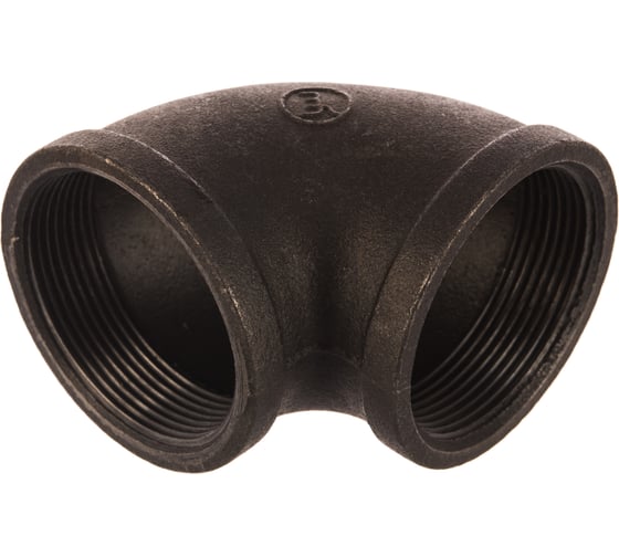 Изображение товара Проходной угольник Fittex PLUS чугун 50 ВР/ВР 127-3528