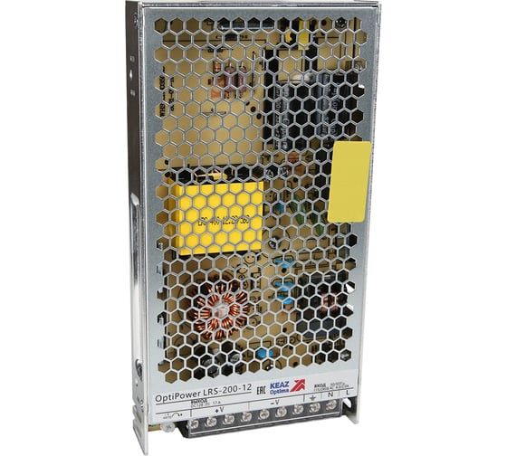 Изображение товара Блок питания панельный КЭАЗ OptiPower LRS 200-12 17A 328884