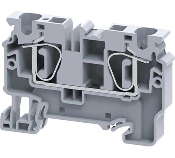 Изображение товара Клемма проходная пружинная КЭАЗ OptiClip CX-6-I-41A-(0.2-6) сер. 289715