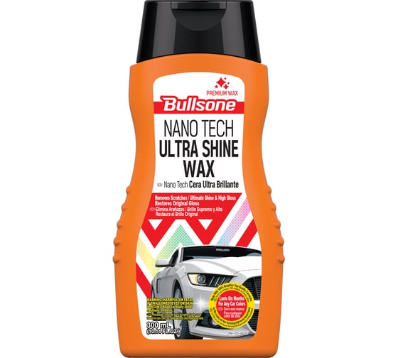 Изображение товара Полироль Bullsone с воском и полимерами 300 мл WAX-195-00002