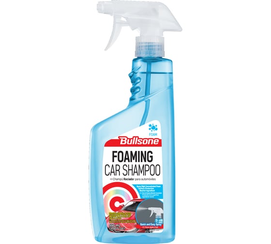 Изображение товара Шампунь автомобильный Bullsone готовый пенный для ручной мойки 550 мл CLN-106-00004