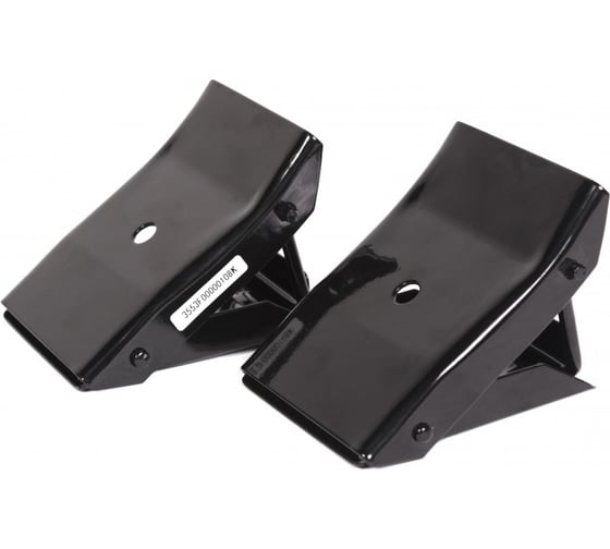 Изображение товара Башмак противооткатный металлический складной Forsage (длина - 100мм, ширина - 85мм, высота - 85мм), к-т 2шт F-TRF3553 BIG(3269)