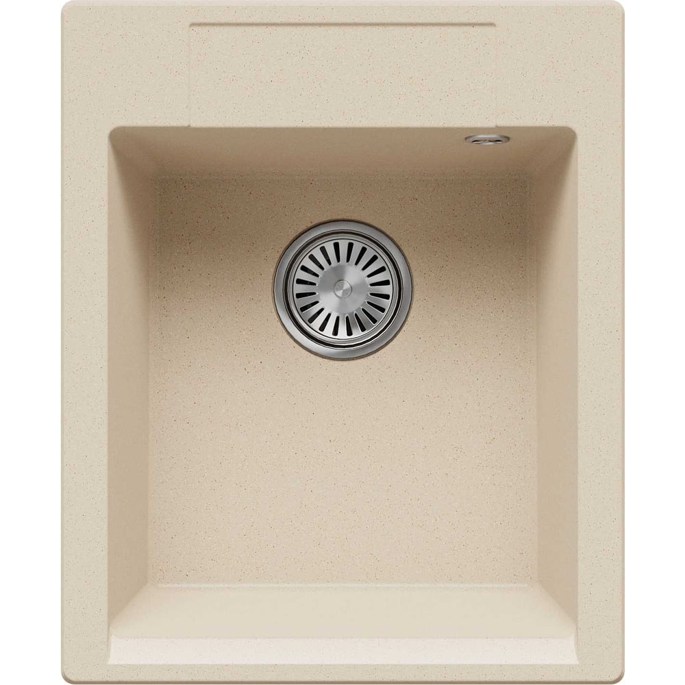 Изображение товара Кухонная мойка Polygran argo-420 опал врезная с сифоном из искусственного гранита