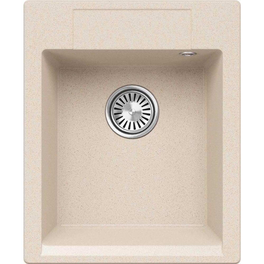 Изображение товара Кухонная мойка Polygran argo-420 №327 кремовая матовая из искусственного гранита