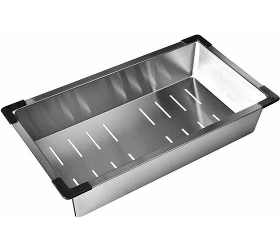Изображение товара Коландер для кухонной мойки Gerhans 34х21 см, глубина 7.8 см, нержавеющая сталь K30334 11051