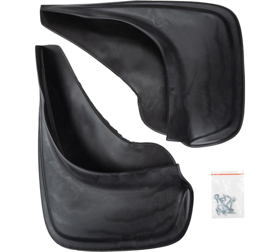 Изображение товара Брызговик универсальный SKYWAY черный, в пакете 2 шт. S05201040