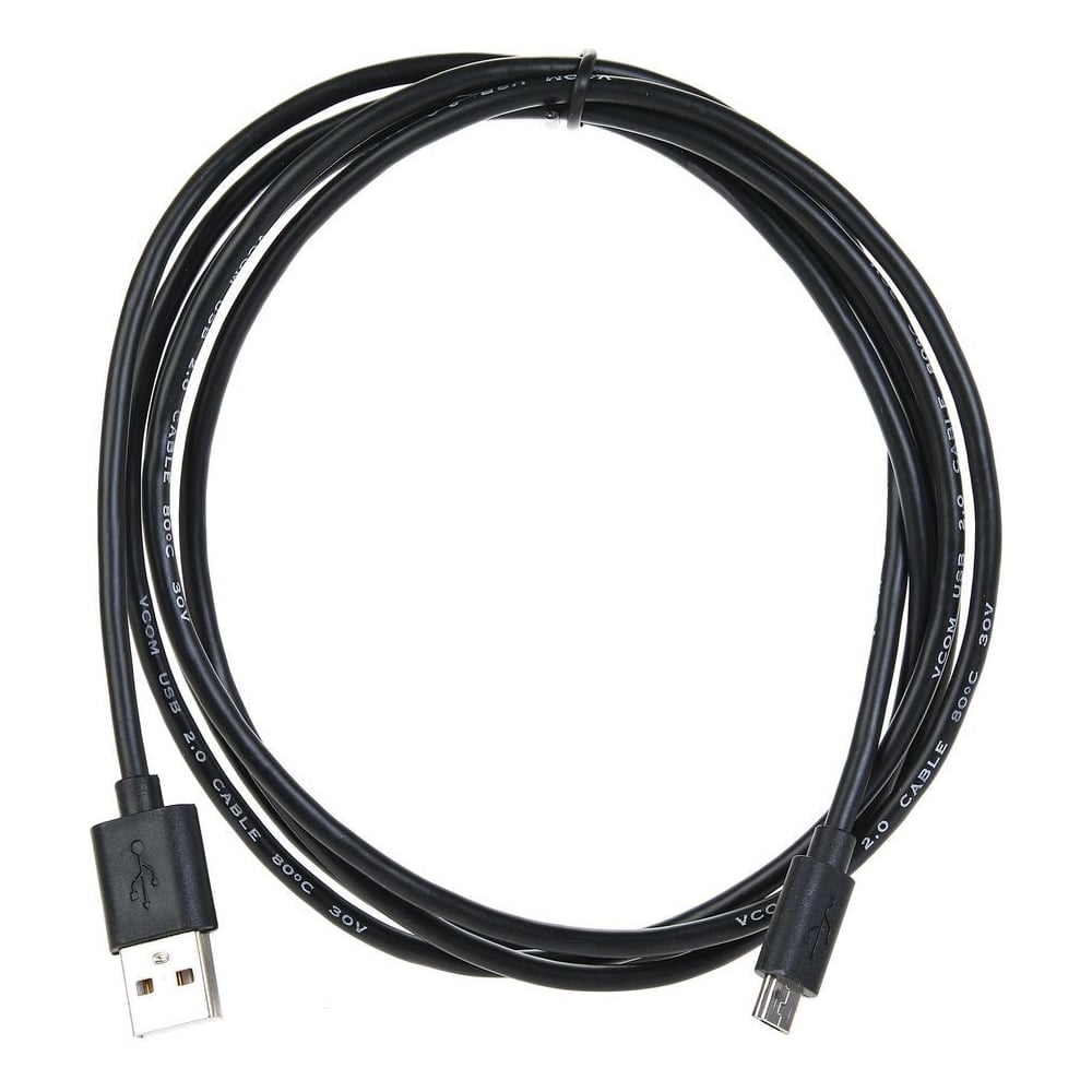 Кабель VCOM кабель perfeo usb2 0 a вилка micro usb вилка черно белый длина 3 м u4802