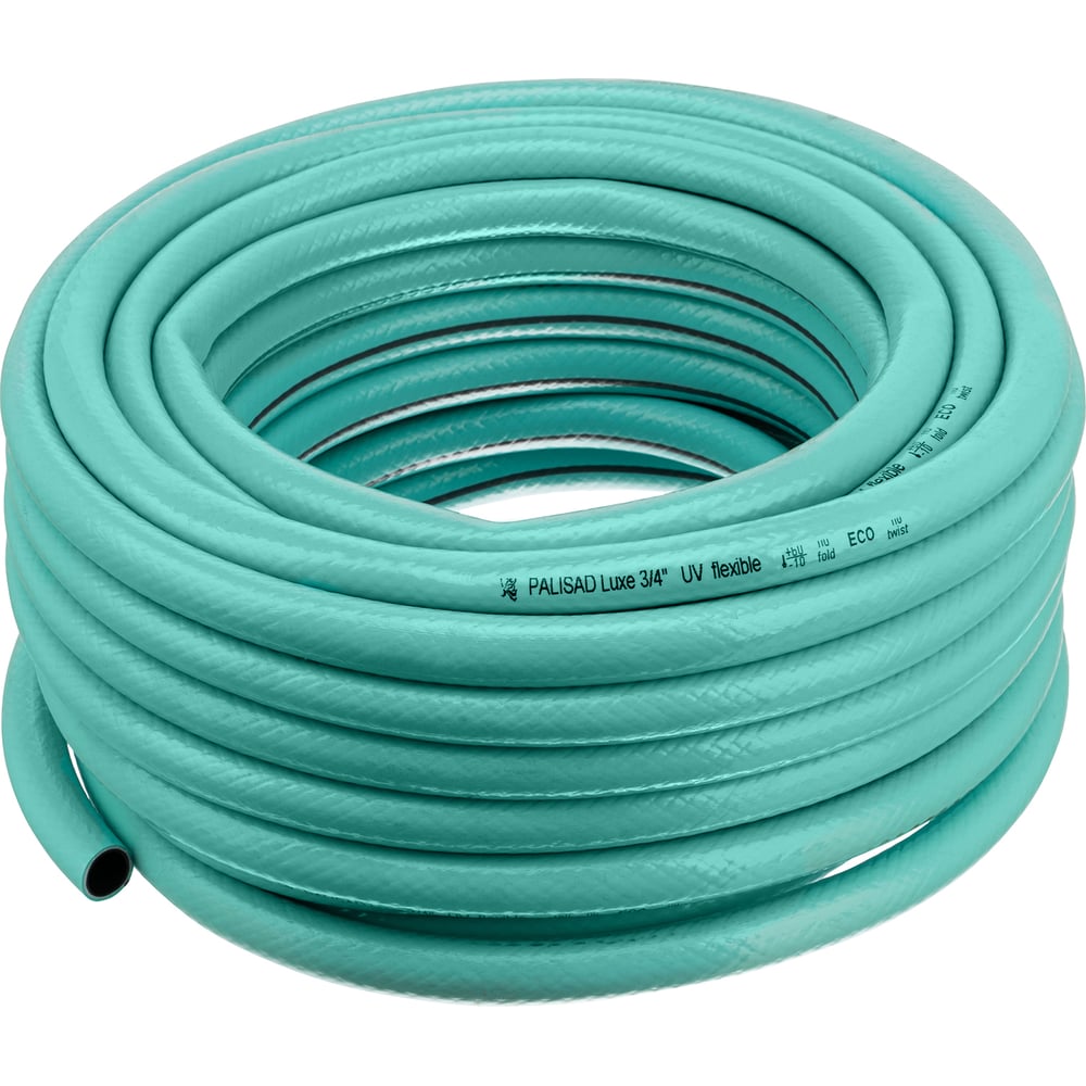 Поливочный 4-слойный шланг PALISAD LUXE 3/4", 25 м, мята 67665