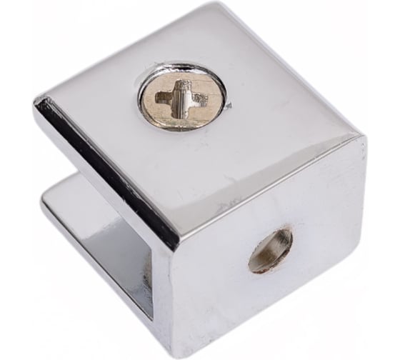 Изображение товара Полкодержатель для стекла AKS АК104 8-10 мм, хром AK 64145