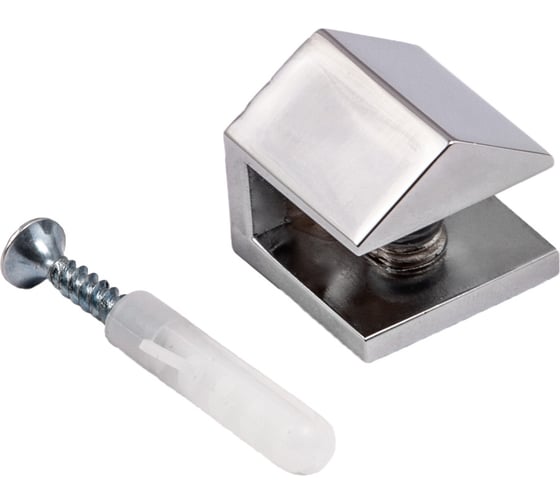 Изображение товара Полкодержатель для стекла AKS АК106 6-8 мм, хром AK 64141