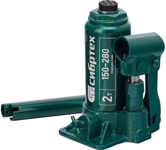 Изображение товара Домкрат гидравлический бутылочный СИБРТЕХ 2 т, 150-280 мм 50800