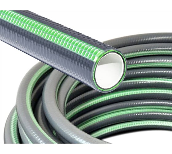 Изображение товара Поливочный шланг Zolder ПВХ "Исток" 5-слойный, армированный, напорный, непрозрачный 3/4" 19 мм (25м) ЭК000143358