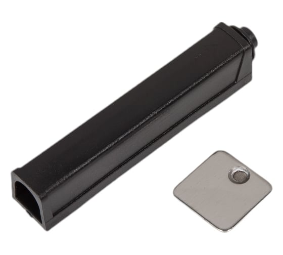 Изображение товара Толкатель фасада AKS Tip on усиленный, с магнитным наконечником, черный AK 72257