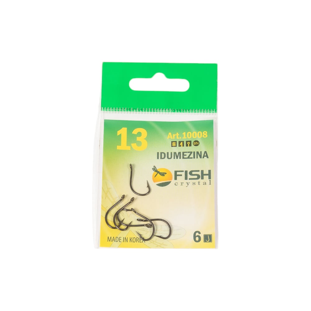 Изображение товара Крючок FISHCRYSTAL FS IDUMEZINA №13 6 шт
