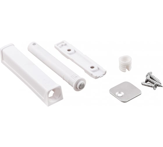 Изображение товара Толкатель фасада AKS Tip on усиленный, с магнитным наконечником, белый AK 72255