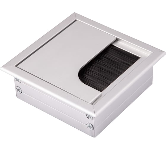 Изображение товара Пропуск кабельный AKS металл 80x80 мм, алюминий AK 68126