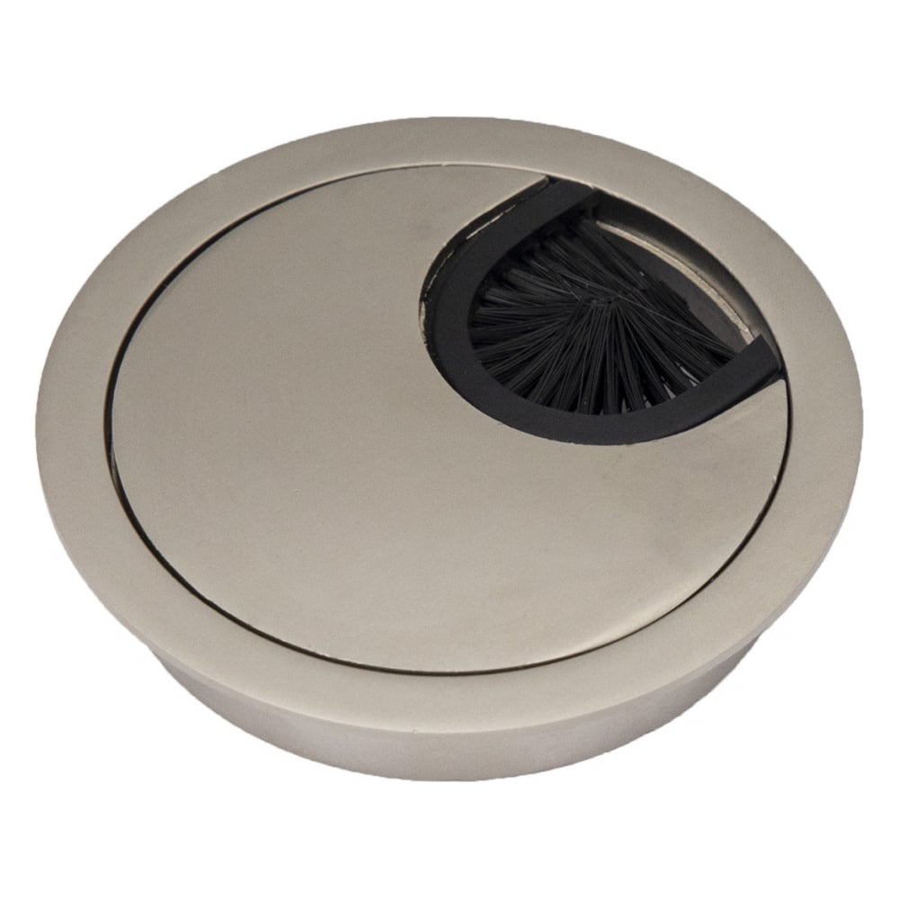 Изображение товара Пропуск кабельный AKS металл диаметр 60 мм, сатин AK 62994