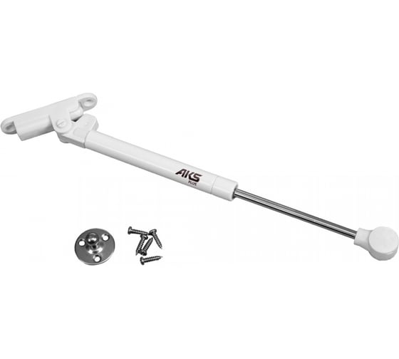 Изображение товара Подъемник газовый AKS 60N с амортизатором белый PLU 63005
