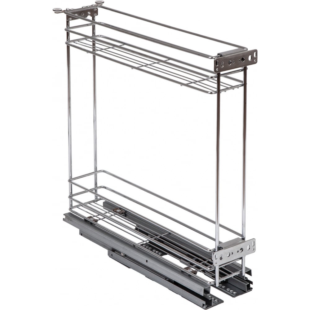 Изображение товара Карго AKS нижнего крепления 20/2 хром с доводчиком для скрытого монтажа