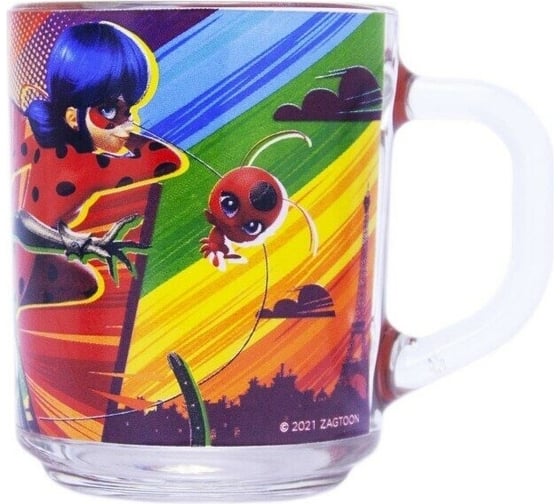 Изображение товара Кружка ND Play леди баг и супер кот, комиксы, 230 мл, стекло 295326