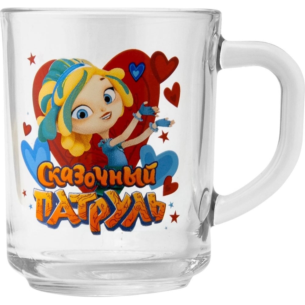 Изображение товара Кружка ND Play сказочный патруль снежка, маленькая, 250 мл, стекло 281094