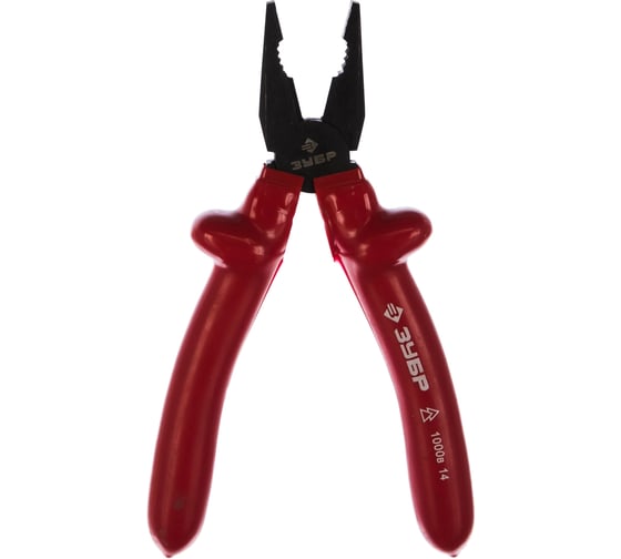 Изображение товара Плоскогубцы Зубр "ЭКСПЕРТ" "ЭЛЕКТРИК" комбинированные, диэлектрические, высоковольтные до ~1000В, 200мм 2214-1-20_z02