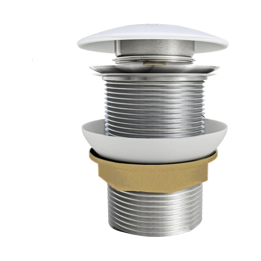 Изображение товара Донный клапан для раковины Teymi без перелива, белый T140106 ЦБ-00269181