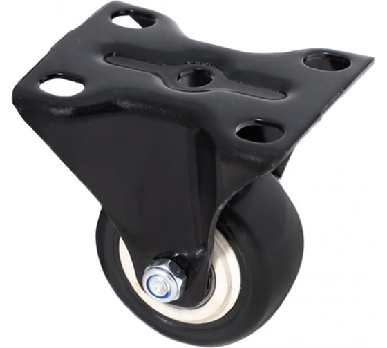 Изображение товара Прямоходящий ролик AKS высота 60 мм, диаметр 40 мм, из полиуретана, черный 75726