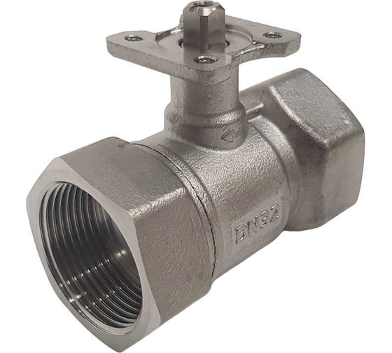 Изображение товара Двухходовой шаровой кран TECHNO 2032B из нержавеющей стали, под привод DN32, G1 1/4, КVS 25 660232-2