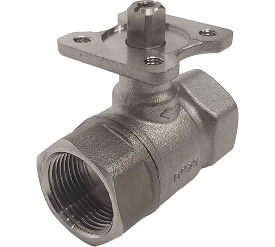 Изображение товара Двухходовой шаровой кран TECHNO 2020В из нержавеющей стали, под привод DN20, G3/4, КVS 6.3 660220-2