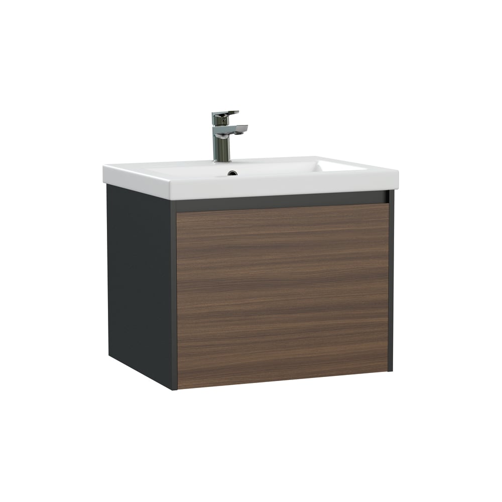 Изображение товара Подвесная тумба Cersanit Grande 60 для умывальника Como 60 орех черный