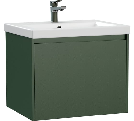 Изображение товара Тумба под раковину подвесная Cersanit Grande 60 для умывальника Como 60, зеленый 64302