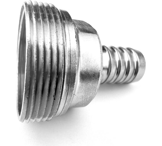 Изображение товара Переходник для смесителя Профитт м24нр-м22вр, под шланг 8 мм, латунный никелированный 1895083