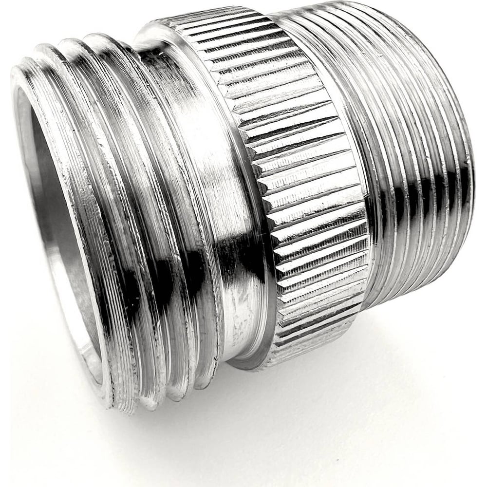 Изображение товара Переходник смесителя Профитт м24нр-м22вр-3/4" латунный никелированный